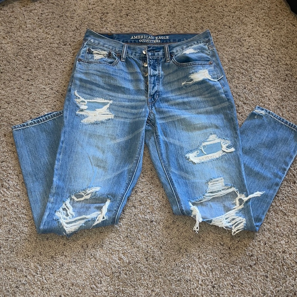 American Eagle High Waisted Crop Jean